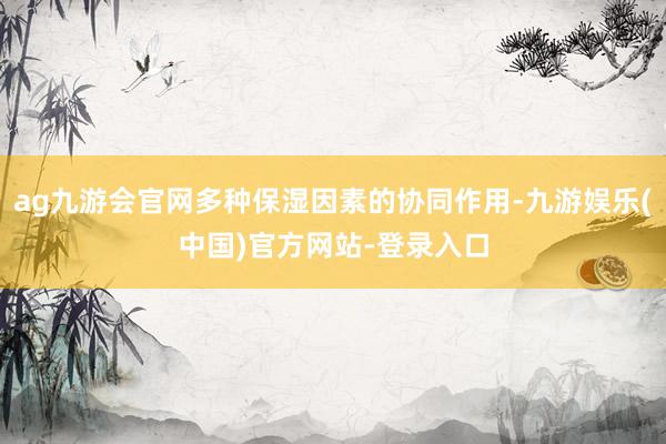 ag九游会官网多种保湿因素的协同作用-九游娱乐(中国)官方网站-登录入口